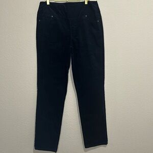 COLDWATER CREEK Women’s Pin Wale Pull-on Stretch Corduroy Pants, Size 8, EUC.